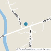 Map location of 1961 Warren Rd, Ostrander OH 43061