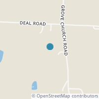 Map location of 4255 Grove Church Rd, Gambier OH 43022