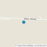 Map location of 22522 Deal Rd, Gambier OH 43022
