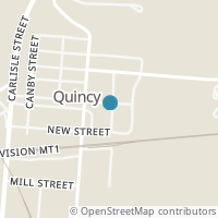 Map location of 208 South St, Quincy OH 43343