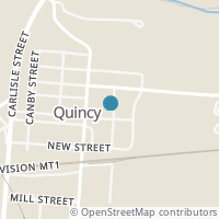 Map location of 207 South St, Quincy OH 43343