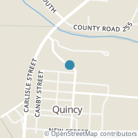 Map location of Miami St, Quincy OH 43343
