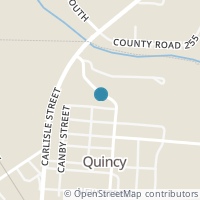 Map location of 111 Walnut St, Quincy OH 43343