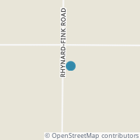 Map location of 13459 Rhynard Fink Rd, Rossburg OH 45362