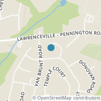 Map location of 11 Henley Pl, Pennington NJ 8534