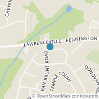 Map location of 14 Henley Pl, Pennington NJ 8534