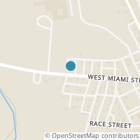 Map location of 316 W Miami St, De Graff OH 43318