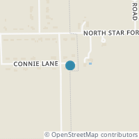 Map location of 110 Connie Ln, Rossburg OH 45362