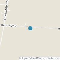 Map location of 2900 Ball Rd, Centerburg OH 43011