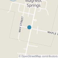 Map location of 27 Fountain, Magnetic Springs OH 43036
