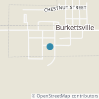 Map location of 28 Green St, Burkettsville OH 45310