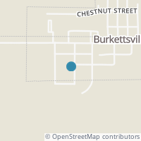 Map location of 37 S Walnut St, Burkettsville OH 45310