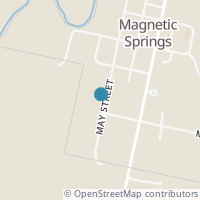 Map location of 313 May St, Magnetic Springs OH 43036