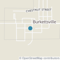 Map location of 21 Green St, Burkettsville OH 45310