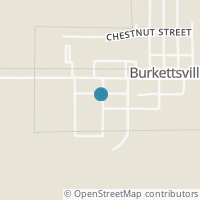 Map location of 25 S Walnut St, Burkettsville OH 45310