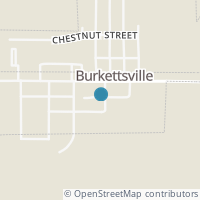 Map location of 23 S Mill St, Burkettsville OH 45310