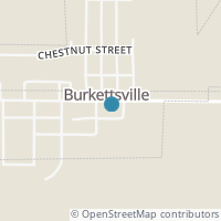 Map location of 36 E Main St, Burkettsville OH 45310