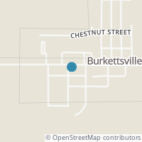 Map location of 38 W Main St, Burkettsville OH 45310