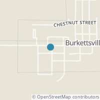 Map location of 48 W Main St, Burkettsville OH 45310