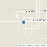 Map location of 52 W Main St, Burkettsville OH 45310