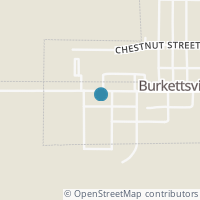 Map location of 58 W Main St, Burkettsville OH 45310