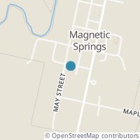Map location of 67 Millard St, Magnetic Springs OH 43036