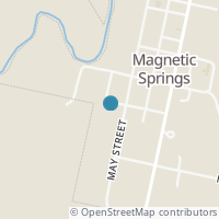 Map location of 121 Millard St, Magnetic Springs OH 43036