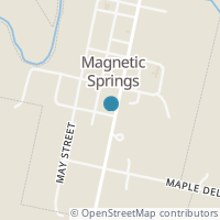Map location of 223 May St, Magnetic Springs OH 43036