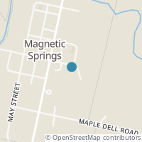 Map location of 75 E Park St, Magnetic Springs OH 43036