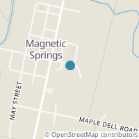 Map location of 67 E Park St, Magnetic Springs OH 43036