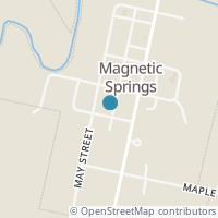 Map location of 221 Rose St, Magnetic Springs OH 43036