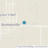 Map location of 101 E Main St, Burkettsville OH 45310