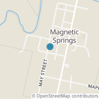 Map location of 74 Millard St, Magnetic Springs OH 43036