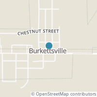 Map location of 11 Jefferson St, Burkettsville OH 45310