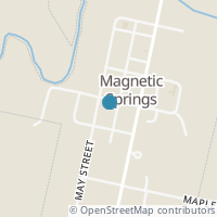 Map location of 61 Park St, Magnetic Springs OH 43036