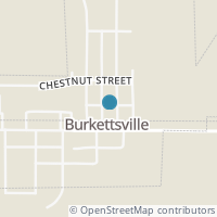 Map location of 25 Jefferson St, Burkettsville OH 45310