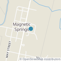 Map location of 46 Park St, Magnetic Springs OH 43036