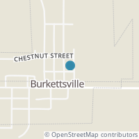 Map location of 32 Jefferson St, Burkettsville OH 45310