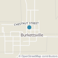 Map location of 32 Washington St, Burkettsville OH 45310