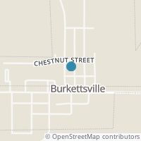 Map location of 36 Washington St, Burkettsville OH 45310