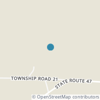 Map location of 142 Township Road 21, De Graff OH 43318