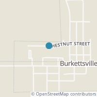 Map location of 40 Chestnut St, Burkettsville OH 45310