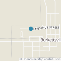 Map location of 50 Chestnut St, Burkettsville OH 45310