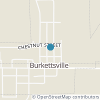 Map location of 39 Jefferson St, Burkettsville OH 45310