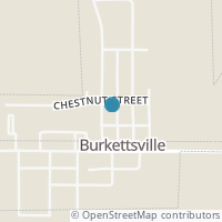 Map location of 40 Washington St, Burkettsville OH 45310
