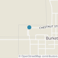 Map location of 80 Chestnut St, Burkettsville OH 45310