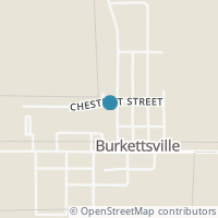Map location of 4 Chestnut St, Burkettsville OH 45310