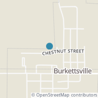 Map location of 11 Chestnut St, Burkettsville OH 45310