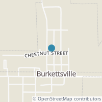 Map location of 70 Washington St, Burkettsville OH 45310