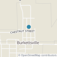 Map location of 59 Jefferson St, Burkettsville OH 45310